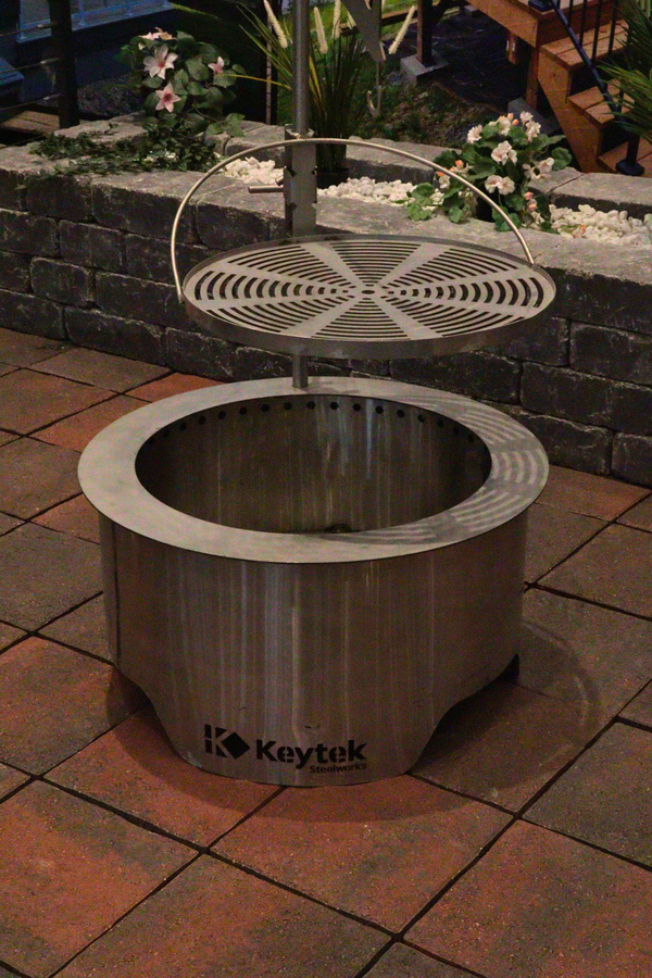 Stainless-Steal Smokeless Firepit