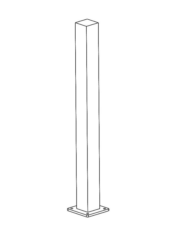 Universal Stair-Rail Post (With Cap)