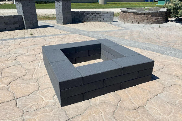 Smokeless Square Stone Fire Pit