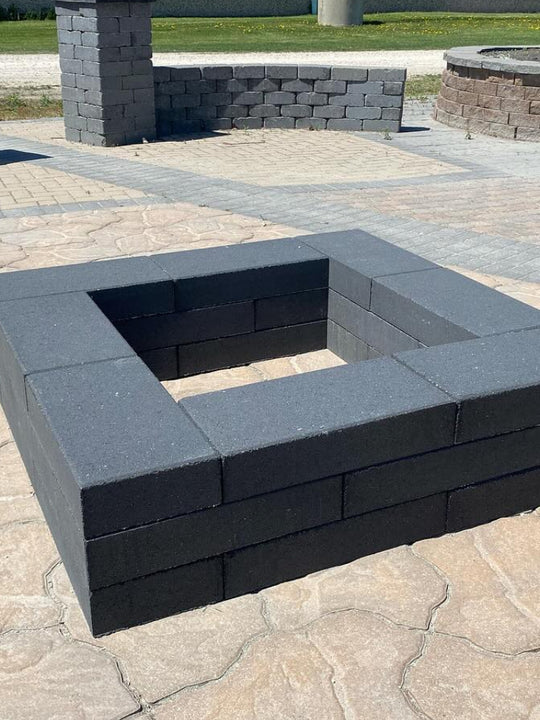 Smokeless Square Stone Fire Pit