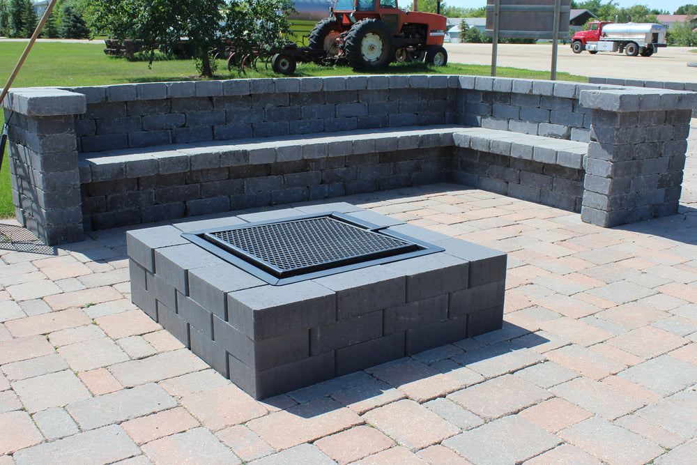 Classic Square Stone Fire Pit