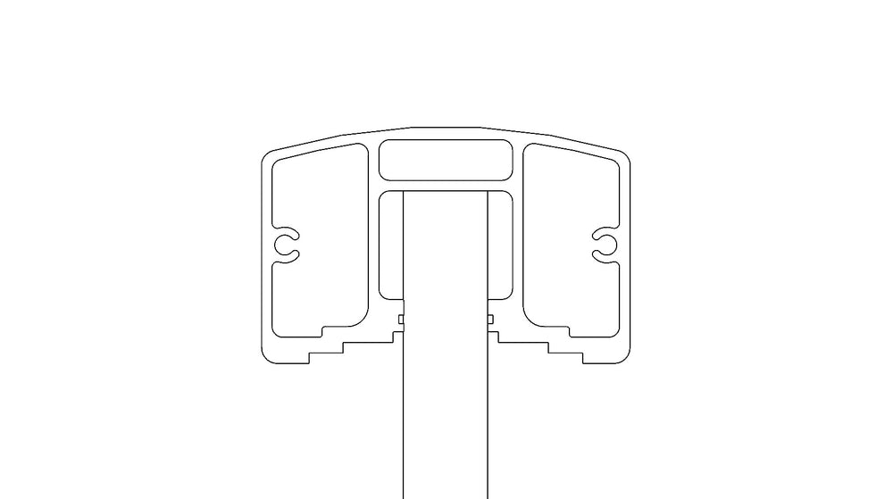 Picket Stair Rail 6ft Section