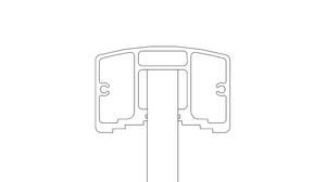 Picket Stair Rail 6ft Section